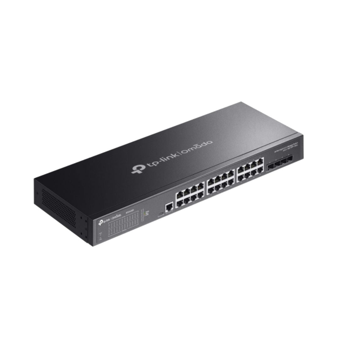 Switch TP-Link 4 Puertos SFP+ 24 Puertos Gigabit Soporta VLAN QoS Gestion por WEB CLI TL-SG3428X