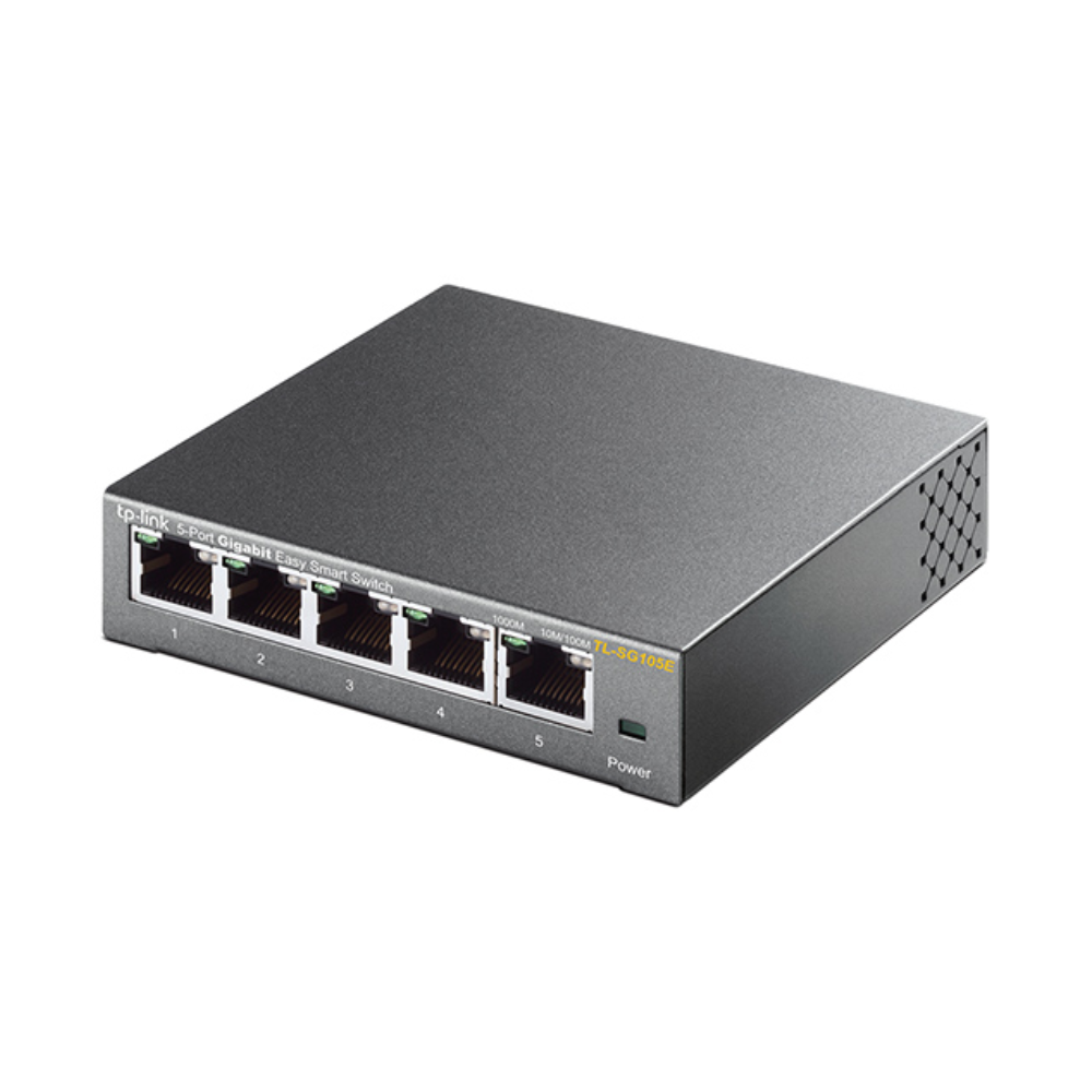 Switch TP-Link Easy Smart 5 Puertos Gigabit Gestion Centralizada TL-SG105E
