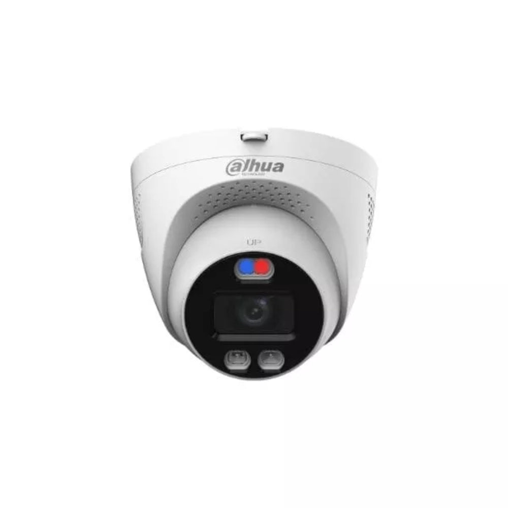 Camara Dahua HDCVI Domo 5MP Full Color 24/7 Interface de Salida para Alarmas y Sirena Lente 2.8mm IR 40 metros 25fps 5MP IP67 HAC-ME1509TQN-A-PV-028-S2