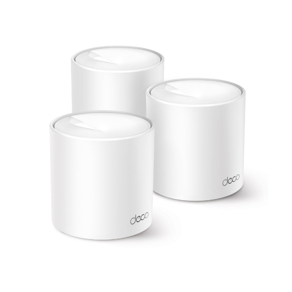 Set de 3 Piezas Sistema WiFi6 Mesh TP-Link AX1500 Elimina Zonas Muertas Roaming Conexiones sin Lag Control Parental MU-MIMO X10(3-pack)