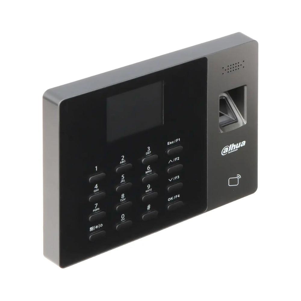 Terminal de Control de Asistencia Dahua 2K Huellas, 1K Tarjetas, Boton Cerradura Puertos 1xUSB 1xEthernet DHI-ASA1222G-D