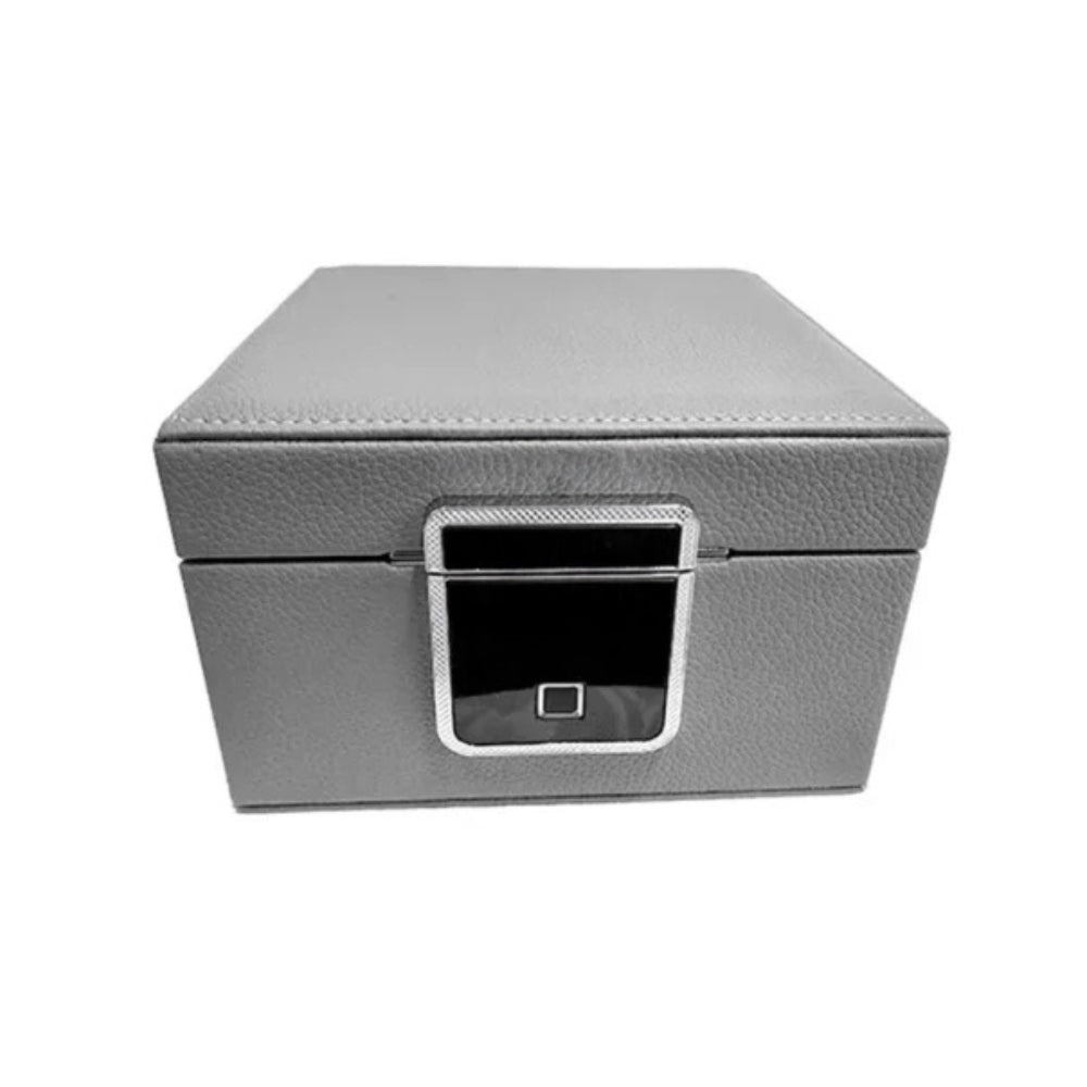 Caja Fuerte Safewell con Contraseña y Huella Tipo Joyero 22x22x14cm JS0101-Gris