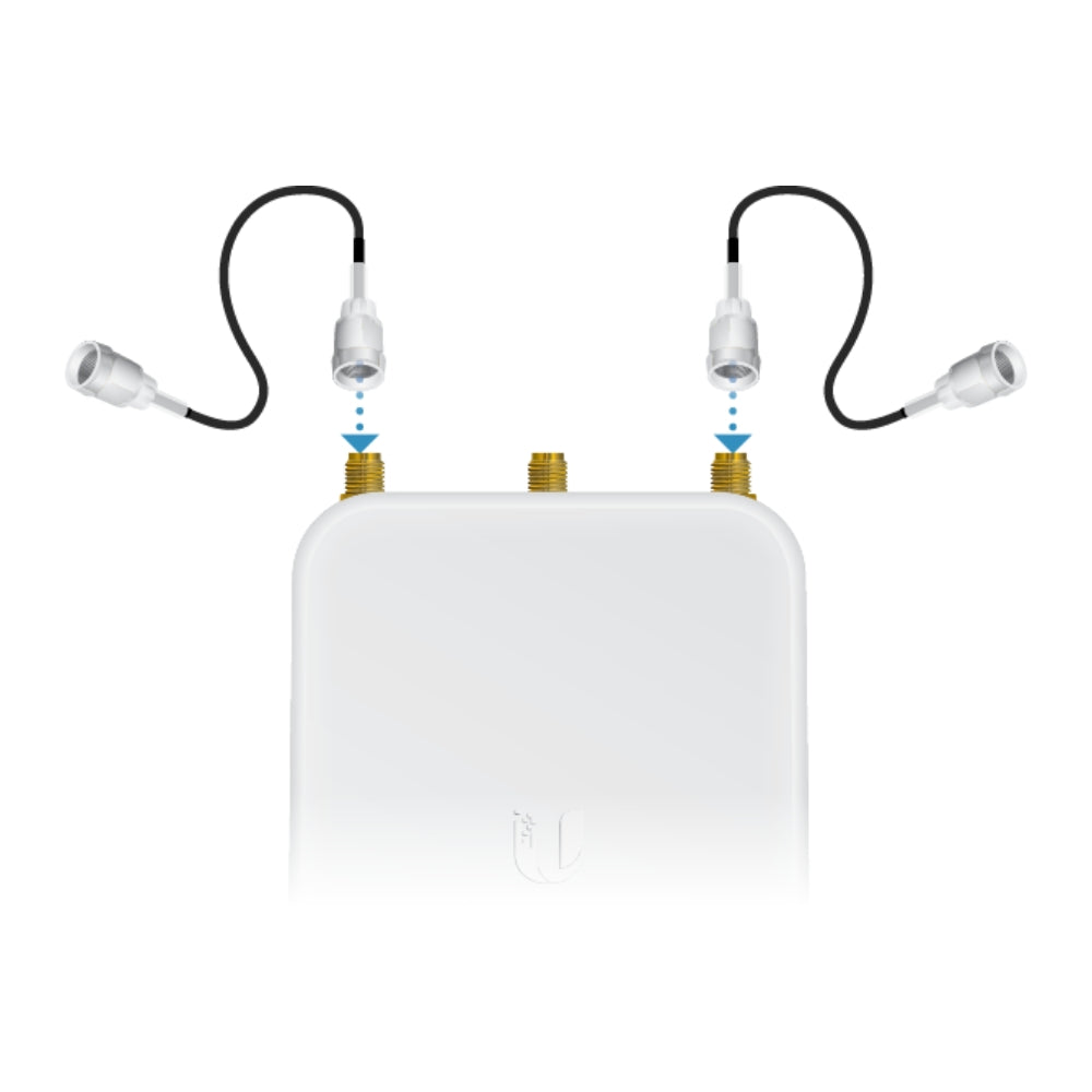 Radio Ubiquiti Rocket Prism AC Gen MFrec 2.4GHz 350+Mbps 256QAM Sincronizacion GPS 1xEthernet Gigabit Gestion de Radio Air OS UB-R2AC-PRISM