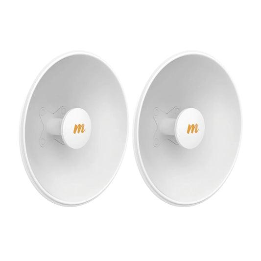 Antena Modular Mimosa Dual Slant 4.9 a 6.4GHz Ganancia 25dBi para Radio C5X N5X252PACK
