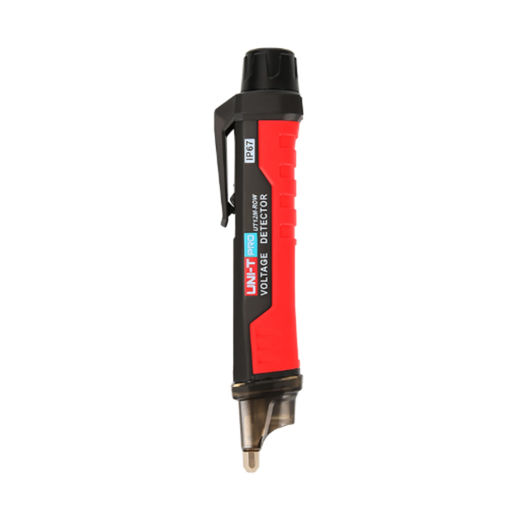 Detector de Voltaje Uni-t 24VAC a 1000VAC 50 60 Hz Deteccion de Solenoide Linterna IP67 UT12M-ROW
