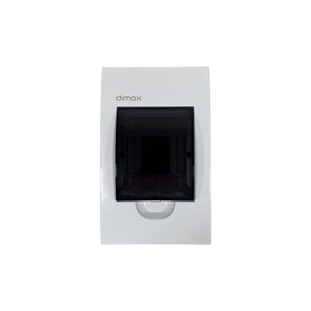 Caja Dimax para 4 Termicos Termomagneticos de Empotrar 11.2x20x9.5cm f307