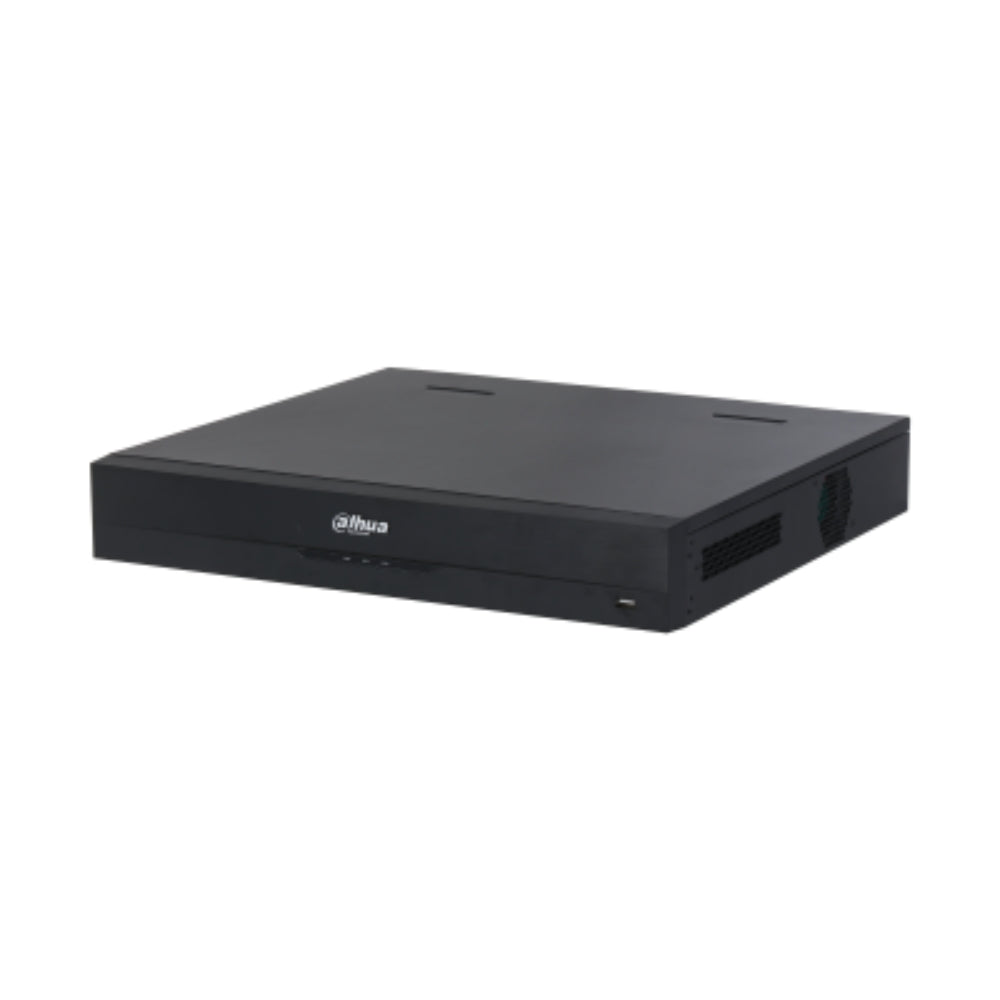 Grabador IP Dahua de 16 Canales Wizsense Soporta 4xHDD hasta 16TB Max 384Mbps SMD Plus Proteccion perimetral Deteccion y Reconocimiento Facial ANPR 1xRS-232 1xRS-485 3xUSB DHI-NVR5416-EI