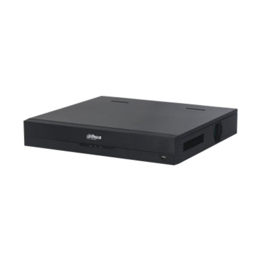 Grabador IP Dahua de 16 Canales Wizsense Soporta 4xHDD hasta 16TB Max 384Mbps SMD Plus Proteccion perimetral Deteccion y Reconocimiento Facial ANPR 1xRS-232 1xRS-485 3xUSB DHI-NVR5416-EI