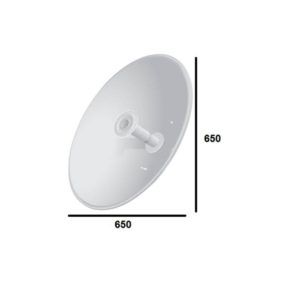 Rocket Dish Ubiquiti 30dBi Airmax 5GHz Antena Parabolica para UB-ROCKETM5 MiMo 2x2 Incluye Jumpers Kit de Instalacion F/B Ratio 30dB Xpol ISO 35dB UB-RD-5G30