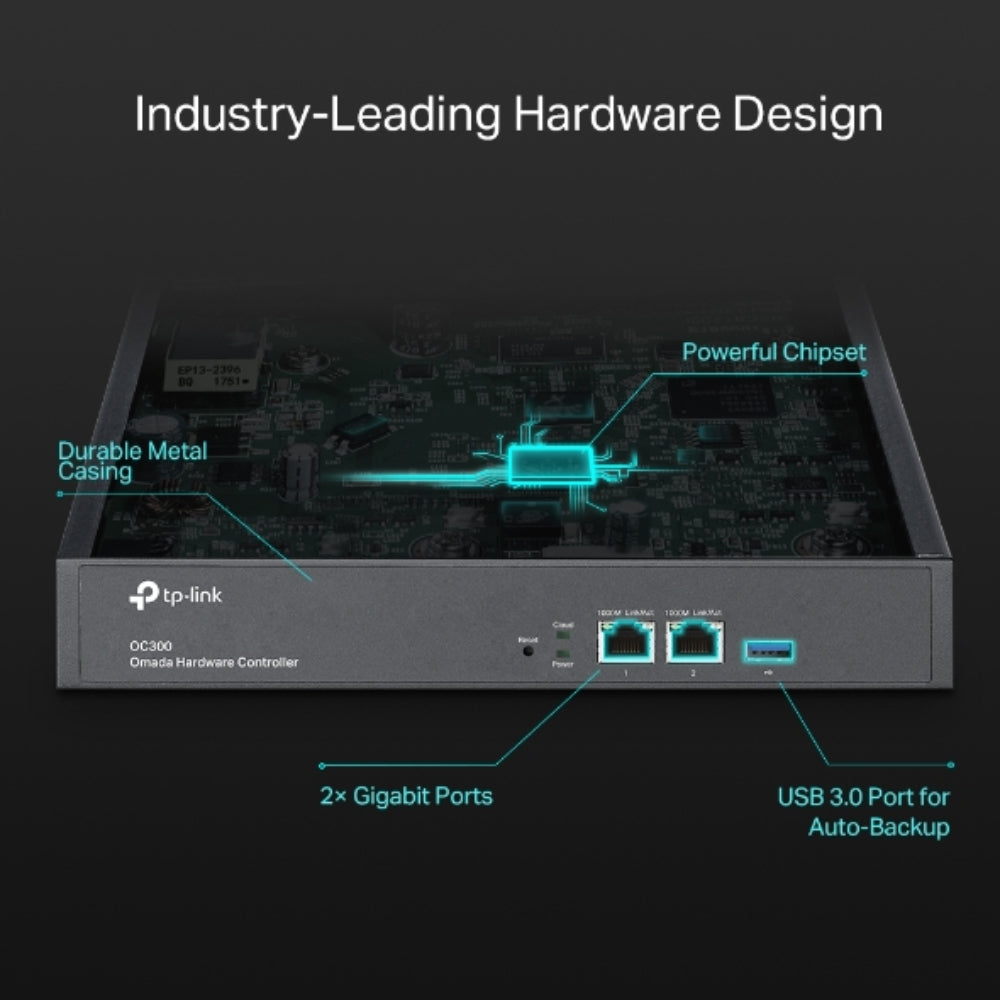 Controlador Cloud TP-Link Omada 2 Puertos Gigabit AP Switch Router Tecnologia Nube Hibrida OC300
