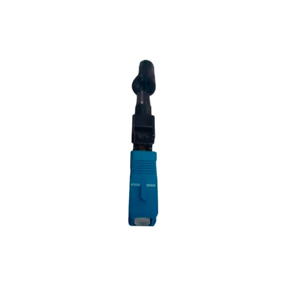 Conector Mecanico de Fibra Optica Dimax a Rosca SC UPC Compatible con FO Drop SM MM Perdida <= 0.5 Reutilizable hasta 10 Veces color Azul C832