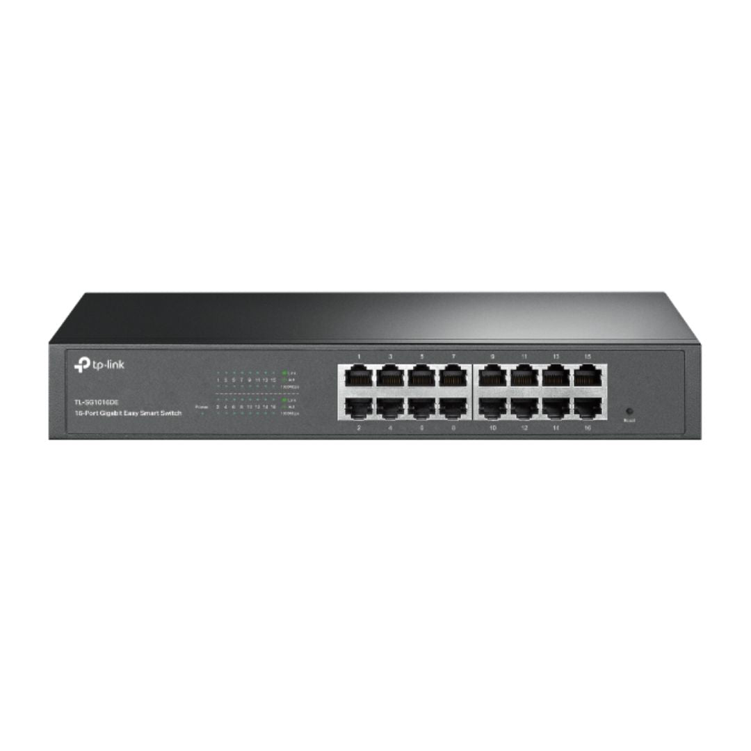 Switch TP-Link 16 Puertos Gigabit Rackeable TL-SG1016DE