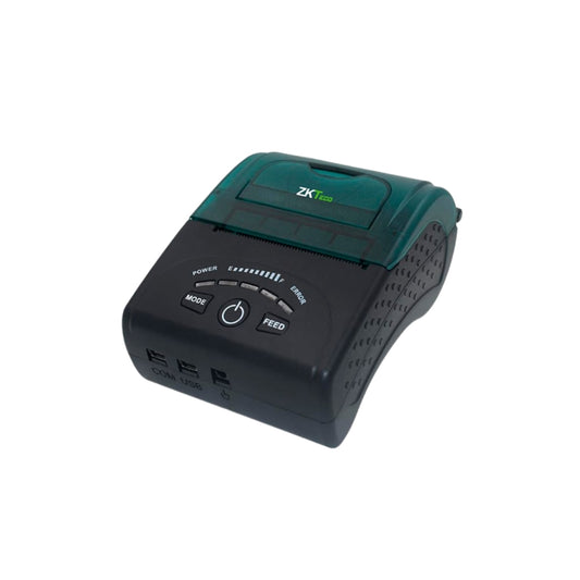 Impresora Termica ZKTeco Portatil Ancho de Papel 57mm Bateria 1500mAh Compatible con Windows Android y MAC Comunicacion Bluetooth ZKP5808
