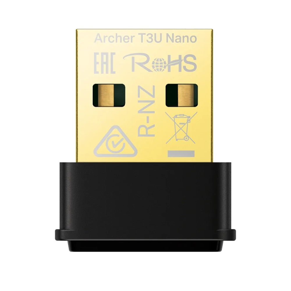Mini Adaptador USB a WiFi TP-Link AC1300 Doble Banda USB 3.0 MU-MIMO ARCHER T3U NANO