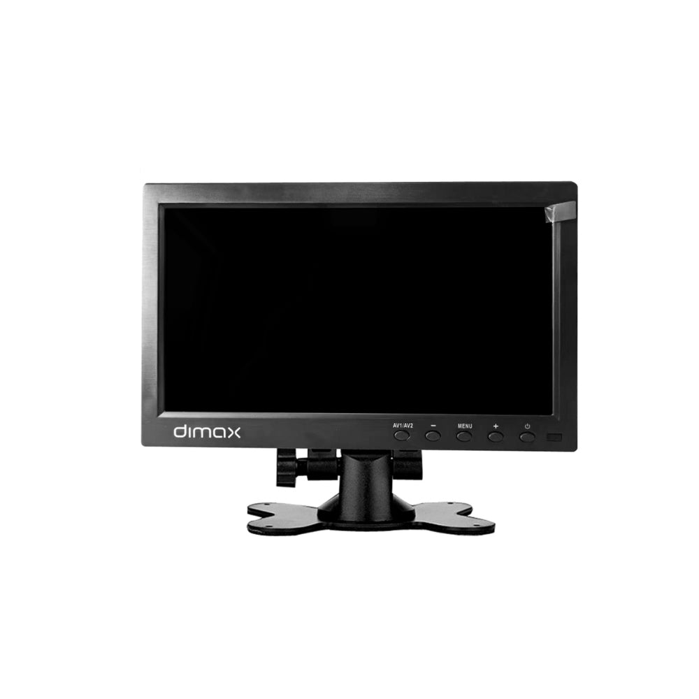 Monitor Dimax LCD de 10.1" Resolucion 1024x600 Pantalla TFT LCD Puertos VGA HDMI BNC USB OSD N098