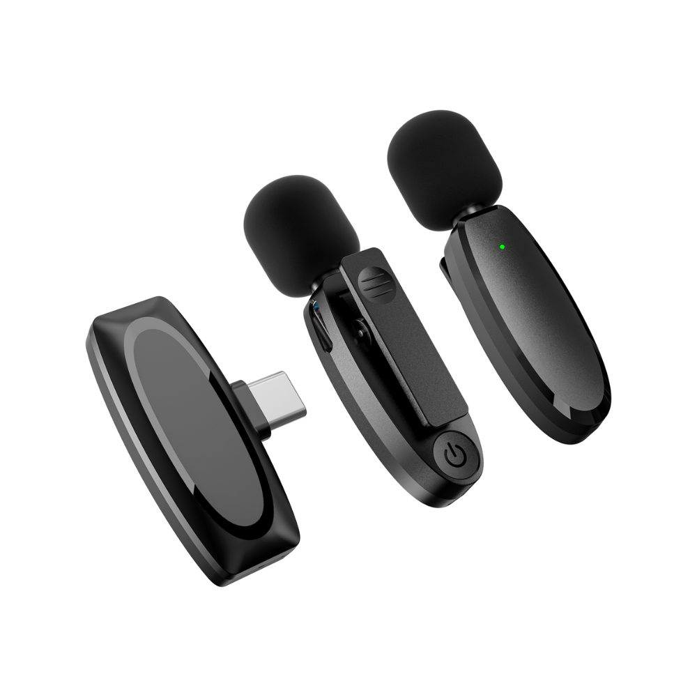 Microfono Dimax Inalambrico Doble con Receptor puerto USB-C V384