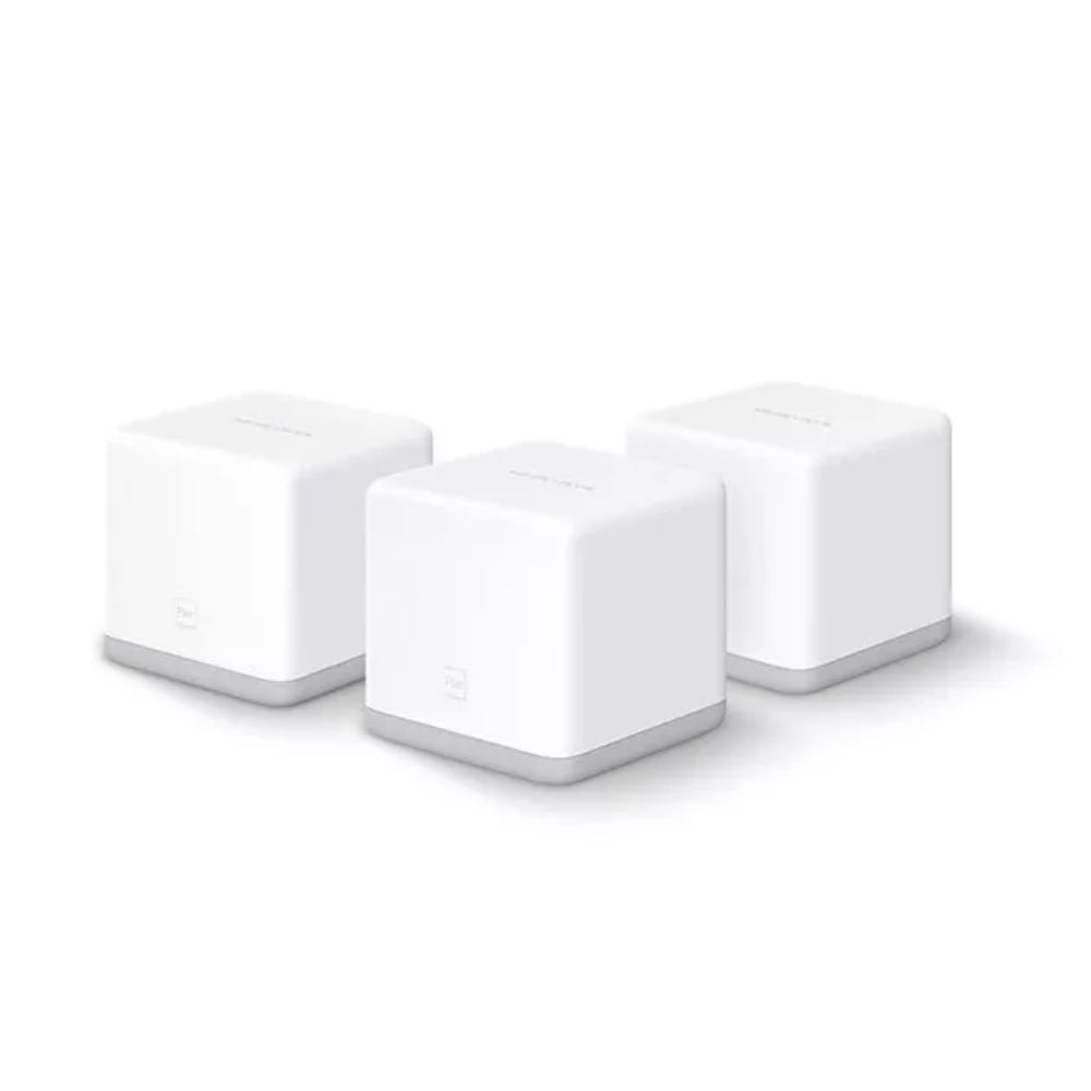 Sistema Mercusys WiFi Mesh S3 N300 2.4GHz 2 Puertos 10/100Mbps 2 Antenas Internas +40 Dispositivos Conectados Control Parental HALO S33-PACK