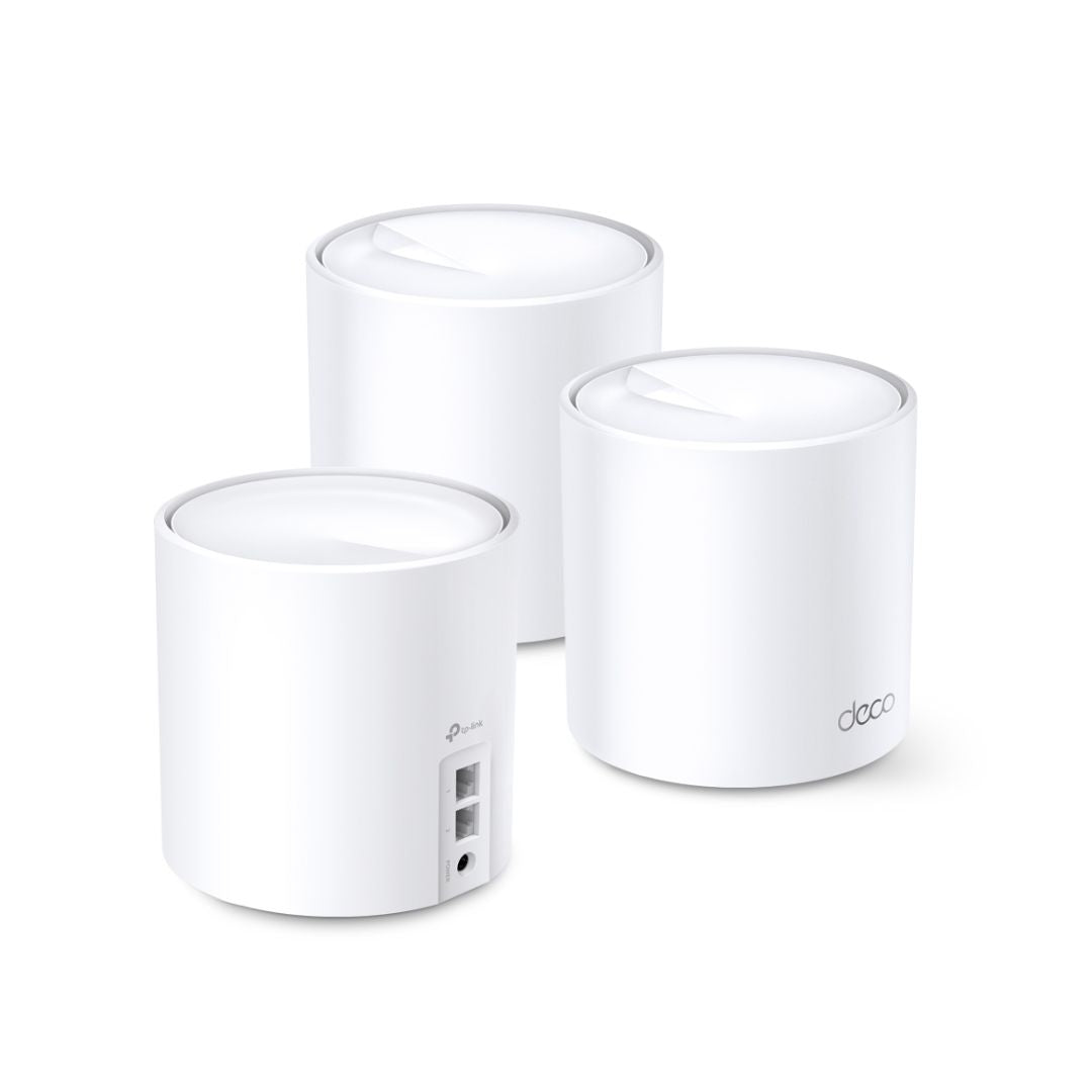 Sistema WiFi 6 Mesh TP-Link Deco X60 (3-Pack) AX4500 Elimina Zonas Muertas Roaming Conexiones sin Lag Control Parental Compatible con Todos los Decos Soporta 4K 8K Deco X60(3-pack)