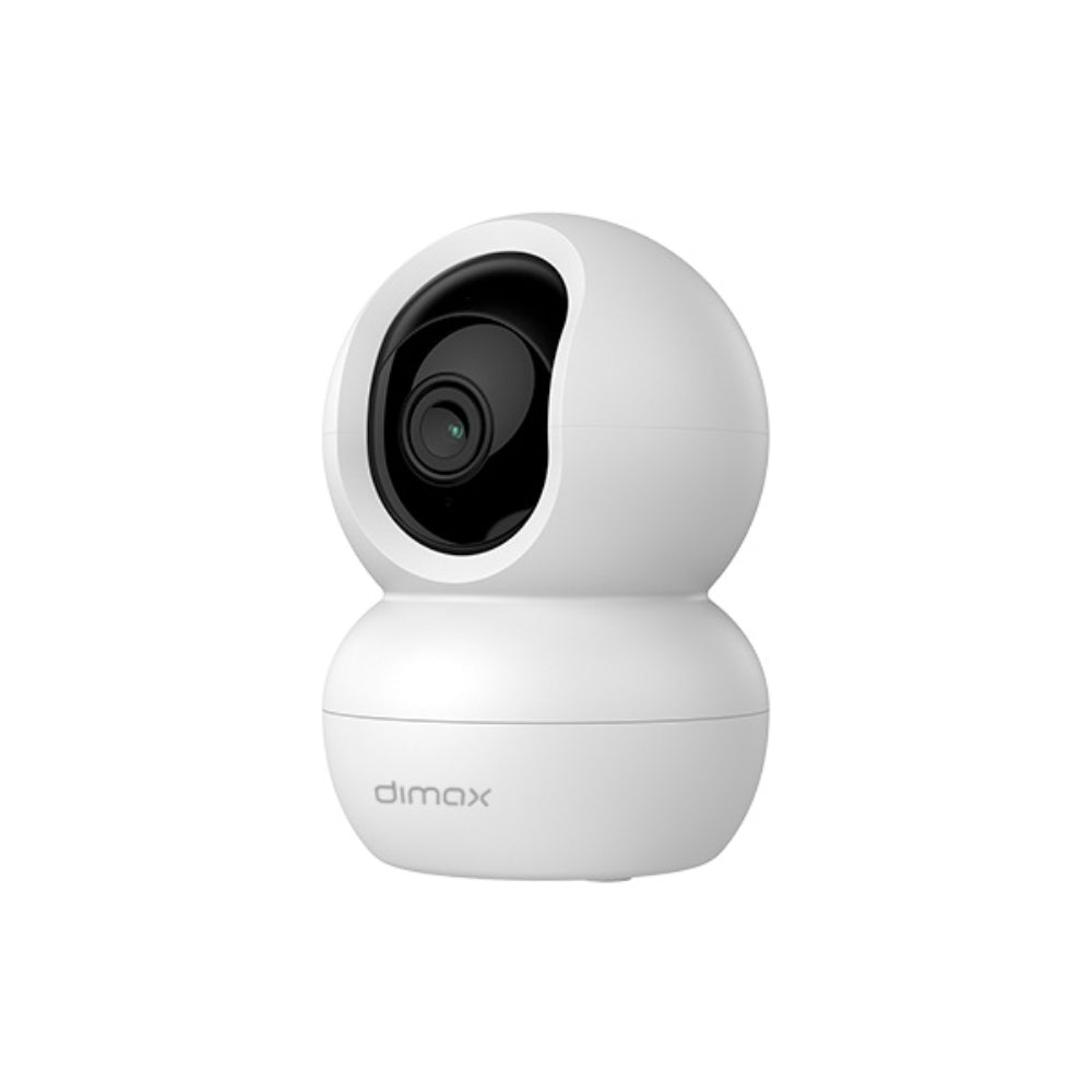 Camara Inteligente Dimax para Interior 3MP WiFi Detecta Movimiento Audio 2 Vias Micro SD hasta 128GB Vision Nocturna G104
