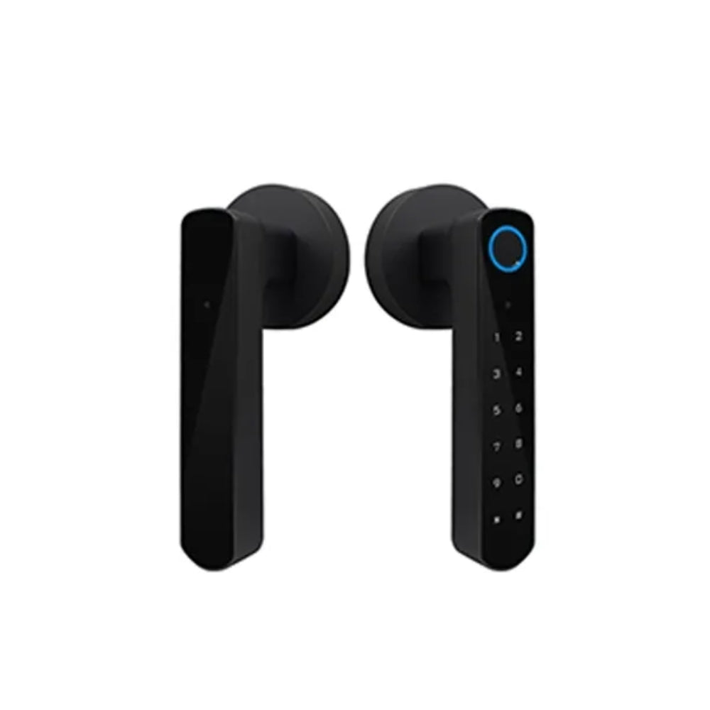 Cerradura Inteligente Dimax Apertura con Huella y Llave Version Bluetooth Alimentacion 4 Pilas AAA color Negro DMS-WD023-B