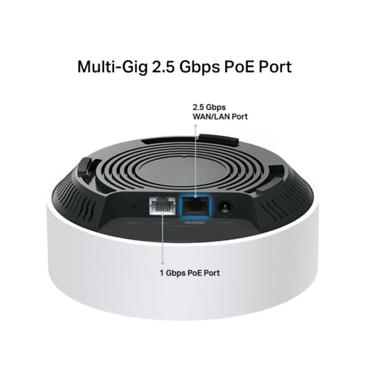 Sistema Mesh TP-Link Deco X50 PoE (3-Pack) WiFi 6 CPU Dual Core 1x2.5Gbps 1xGiga Router AP Roaming Conexiones sin Lag Montaje Techo Pared Mesa DECO X50-PoE(3-pack)