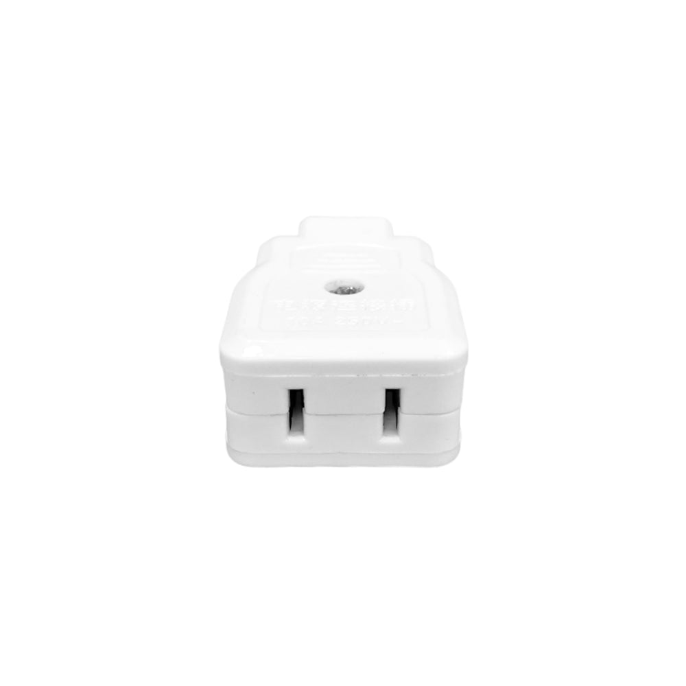 Enchufe Dimax Hembra Paquete de 20 Piezas Ideal para uso Domestico o Comercial color Blanco F327