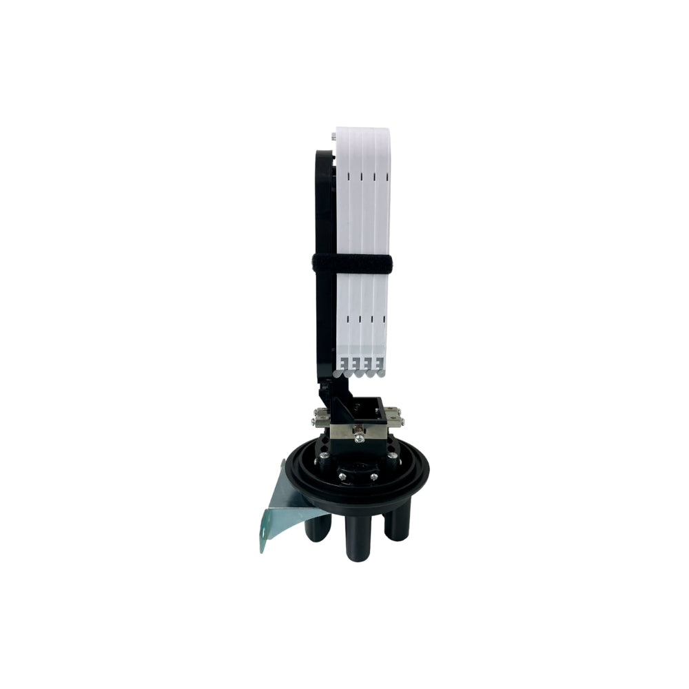 Mufla Dimax Caja de Empalme Domo para Exteriores 1 Entrada 3 Salidas 4 Bandejas para Fusion 144 Nucleos IP68 C730