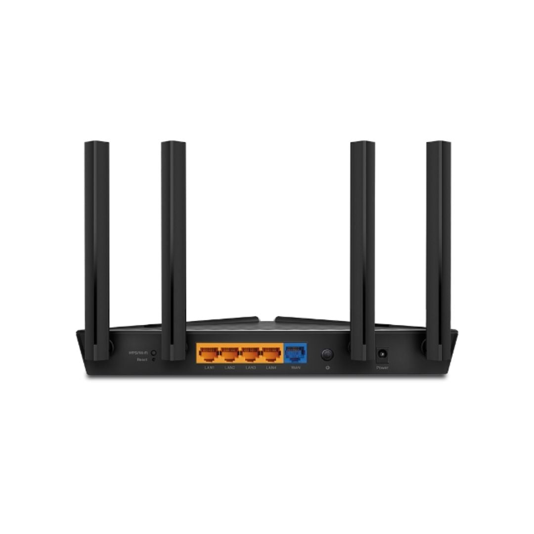 Router TP-Link Inalambrico AX1800 WiFi 6 CPU Quad Core 4 Antenas Doble Banda 2.4 y 5GHz 1xWAN 4xLAN 1xUSB 3.0 ARCHER AX20