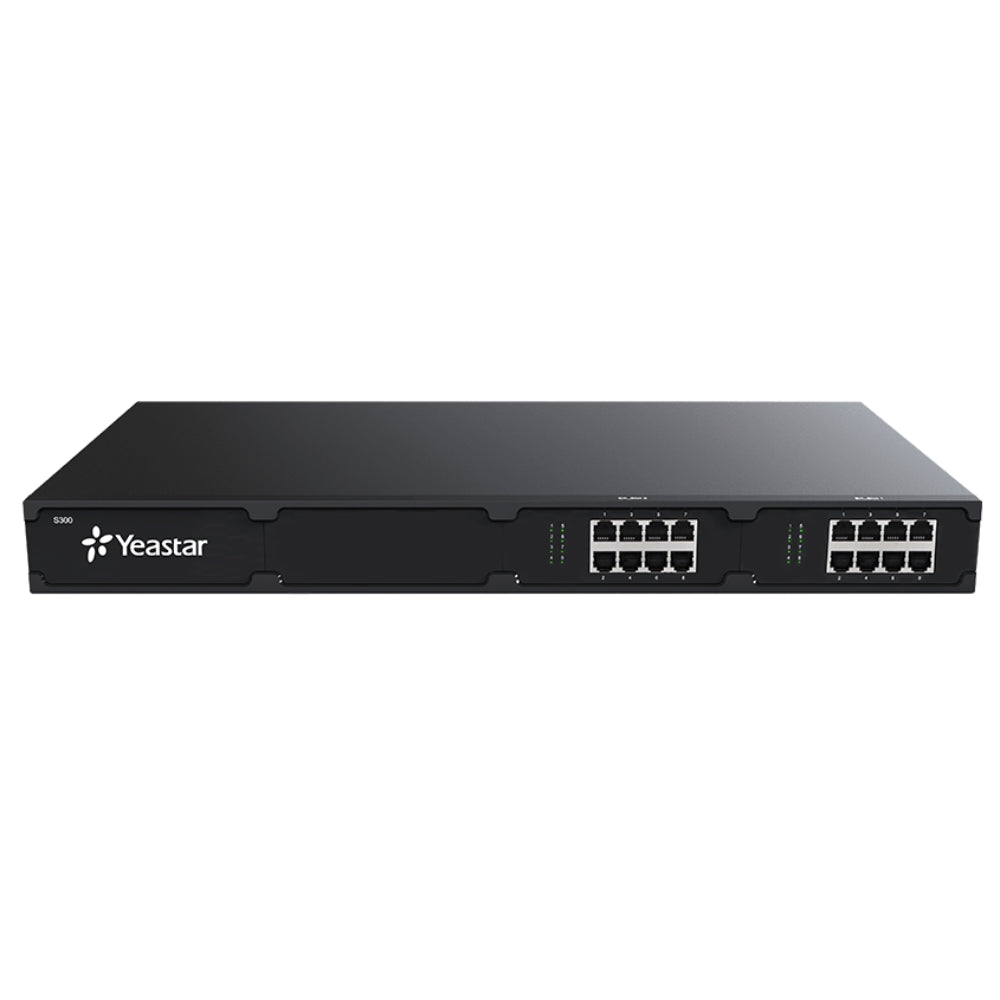 Central Telefonica IP Yeastar hasta 300 Usuarios 60 Llamadas simultaneas hasta 24 Canales FXS,FXO,BRI hasta 6 Canales GSM,3G,4G Hasta 3 E1,TI,Pri Firewall TLS SRTP S300