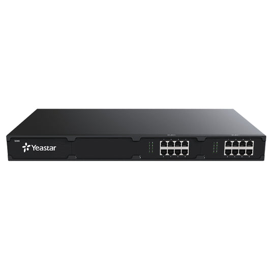 Central Telefonica IP Yeastar hasta 300 Usuarios 60 Llamadas simultaneas hasta 24 Canales FXS,FXO,BRI hasta 6 Canales GSM,3G,4G Hasta 3 E1,TI,Pri Firewall TLS SRTP S300