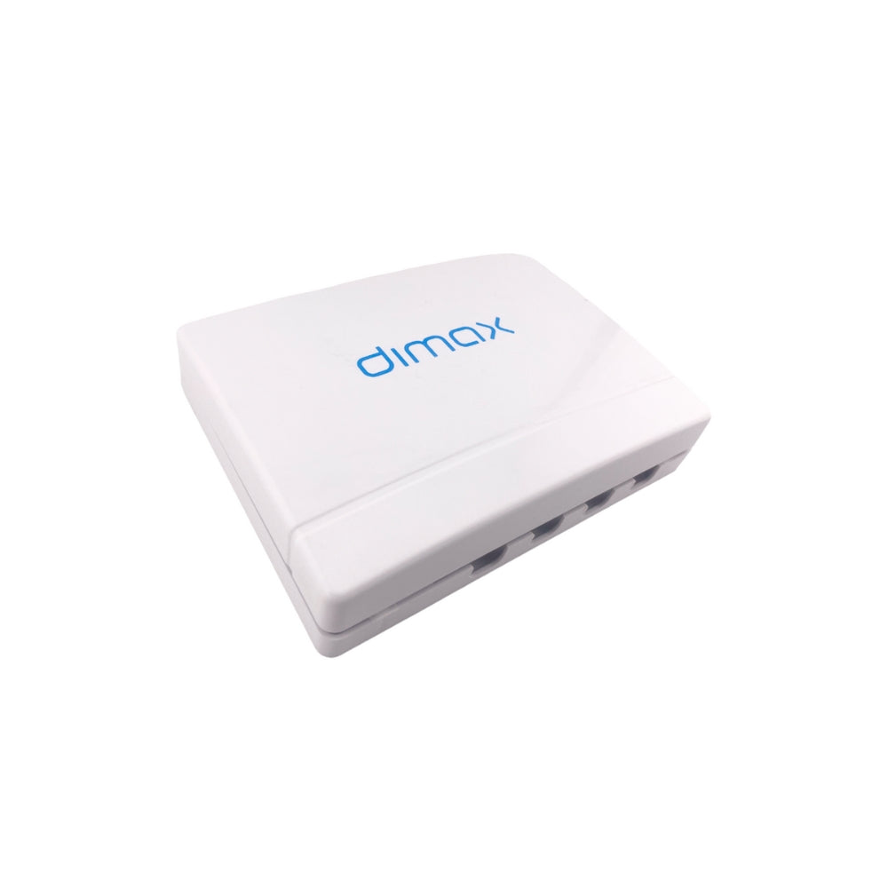 Roseta Dimax de 4 Puertos para Fibra Optica Adaptador SC Simplex o LC Duplex No incluye Conectores C879
