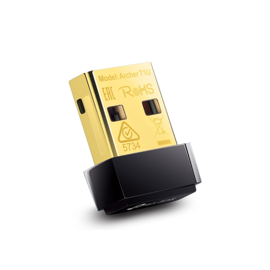 Mini Adaptador USB a WiFi TP-Link AC450 5.0GHz USB 2.0 ARCHER T1U