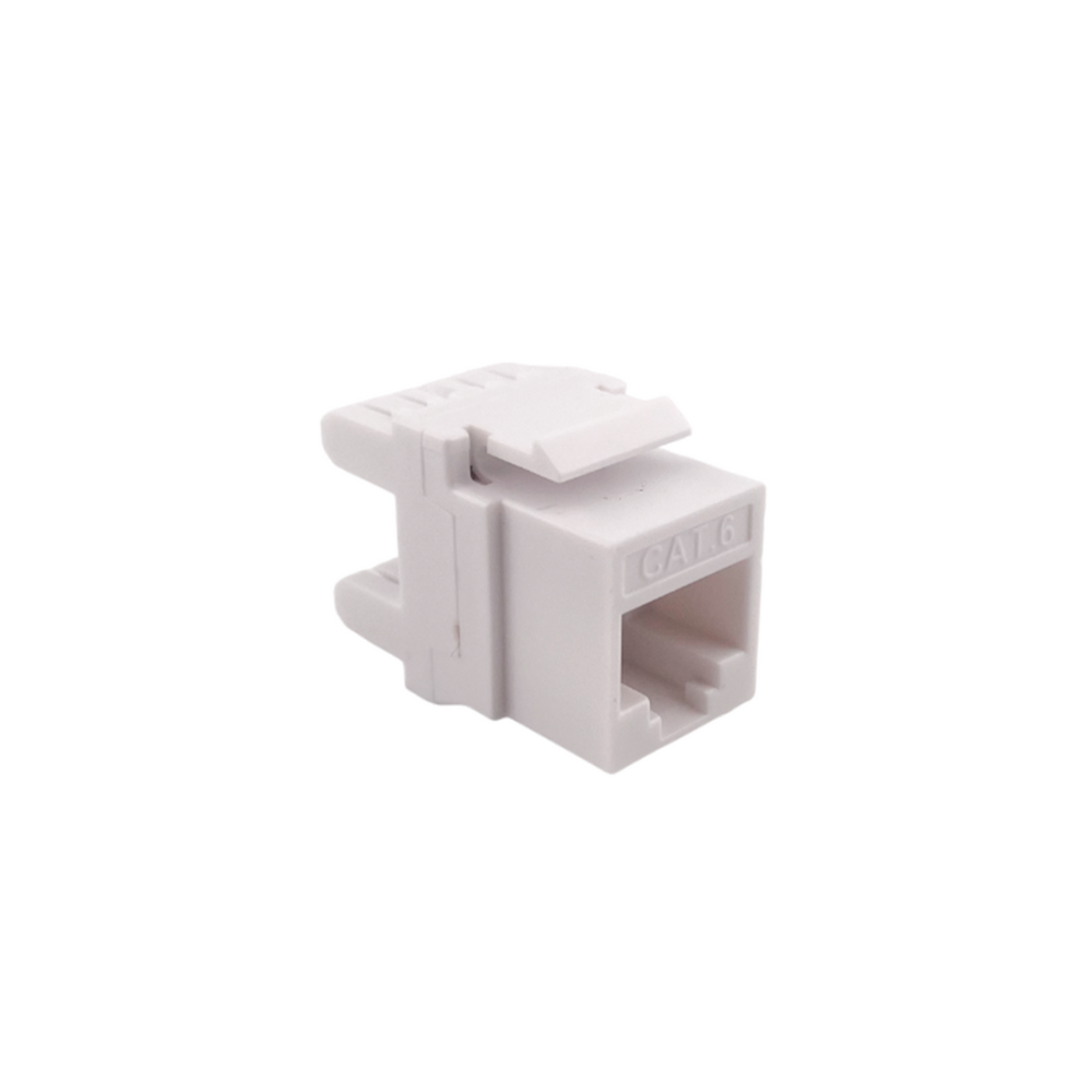 Keystone Jack Dimax Cat6 Cumple ISO IEC 11801 TIA EIA 568C color Blanco C847