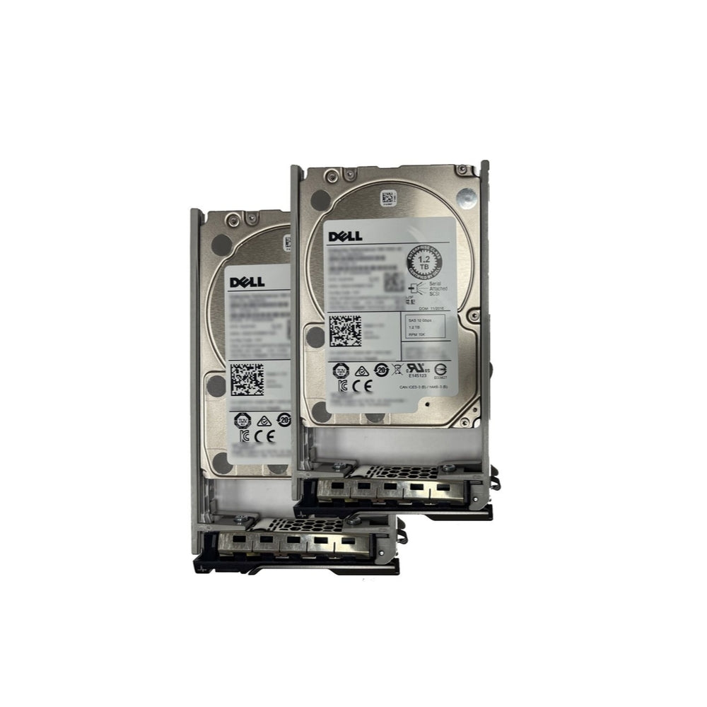 Disco Duro Dell 1.2TB 10Krpm SAS ISE 12Gbps 512n 2.5" con bahia para 3.5" Compatible con R550 R760xs Reemplazo en Caliente DEC400-ATJM