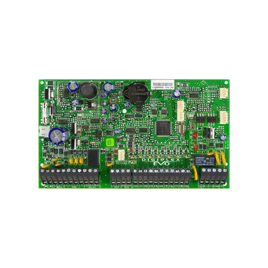 Central de 8 Zonas Paradox Expandible a 192 con 8 Particiones 999 Codigos de Usuario Compatible con Modulos ZX8,RTX3,ACM12,PCS250,PCS250-G,IP150,VDMP3 Memoria de 2048 Eventos EVO-192