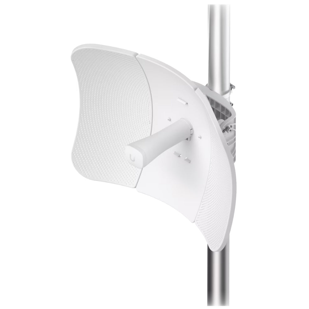 LitebeamUbiquiti AC Gen2 5AC Long-Range 5GHz 26dBi 25dBm 450Mbps Alcance 25+Km 1xEthernert Gigabit Kit de Montaje Inyector PoE Incluido Soporta Umobile UB-LBE-5AC-LR
