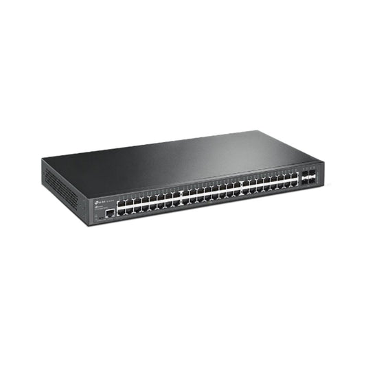 Switch TP-Link Administrable 4 Puertos SFP+ 48 Puertos Gigabit POE+ 500Watts Integra OMADA Gestion en Nube TL-SG3452