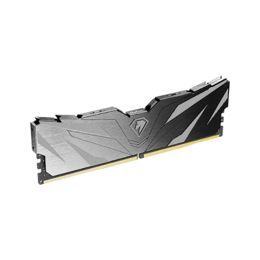Memoria RAM Netac DDR5 16GB 4800MHz UDIMM con Disipador color Negro NTSWD5P48SP-16K