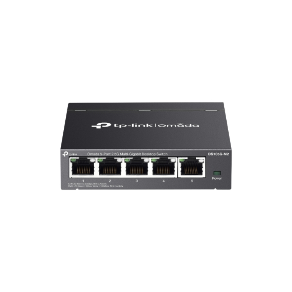 Switch TP-Link Omada 5 Puertos 2.5Gigabit Conexiones NAS 2.5G DS105G-M2