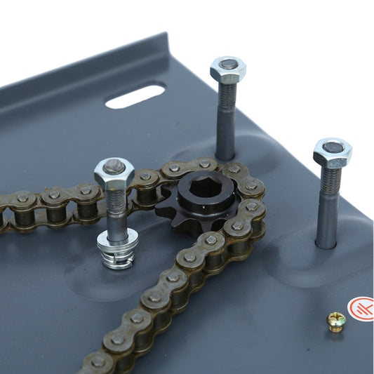 Motor Dimax para Puerta Arrollable 250Watts 4 Reles 4 Finales de Carrera Medida del Soporte 515x280x3.5mm Rodillo 4" Peso maximo 500Kg IPX4 Control Remoto DIP433 H381