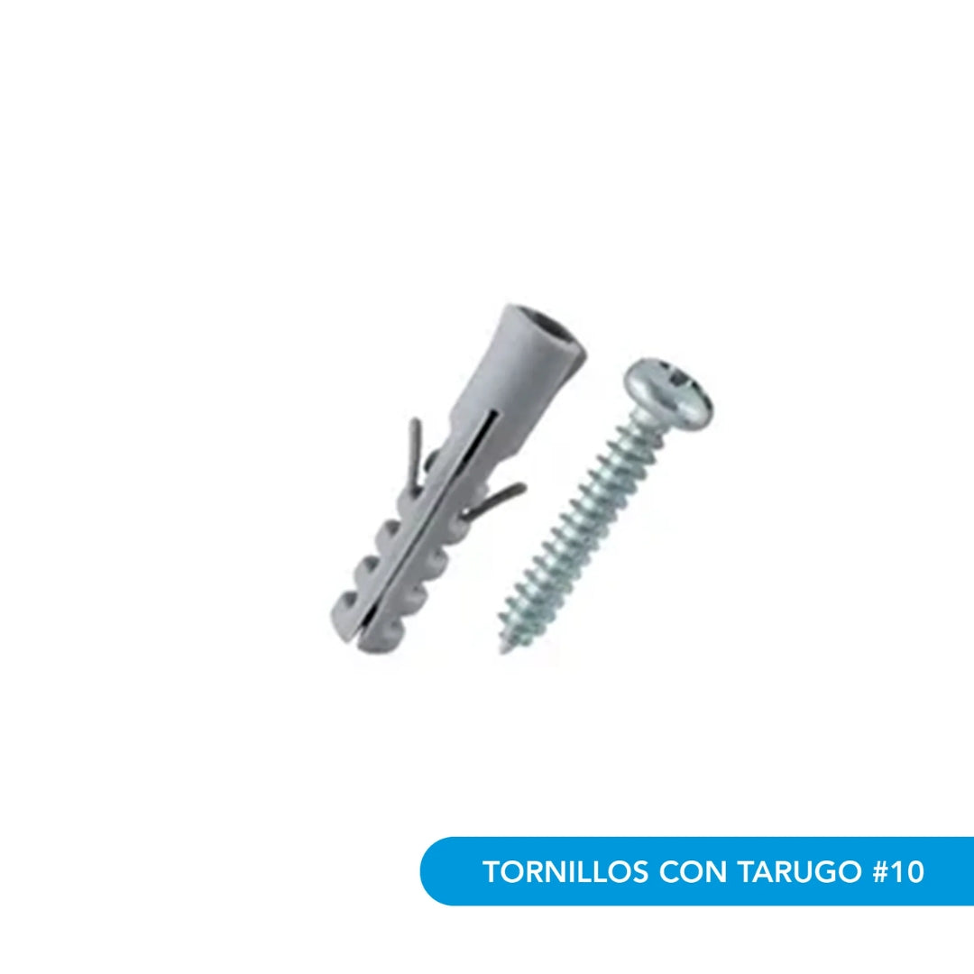 Bolsa de 25 Tarugos 10x50mm y 25 Tornillos 6x60mm Dimax U002