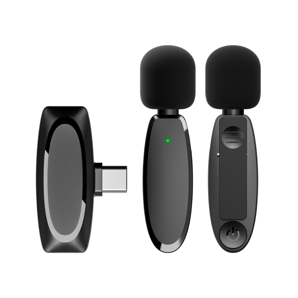 Microfono Dimax Inalambrico Doble con Receptor puerto USB-C V384