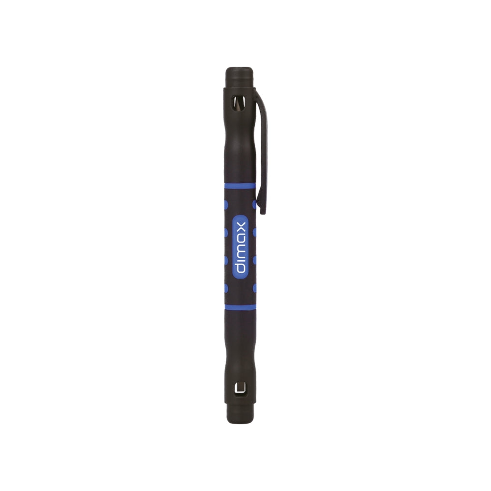 Destornillador Dimax estilo Boligrafo 4en1 Mango PVC Compacto y Portable Y001