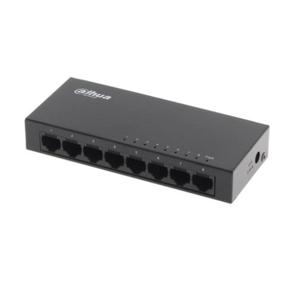 Switch Dahua 8 Puertos Gigabit Metalico DH-PFS3008-8GT-V2