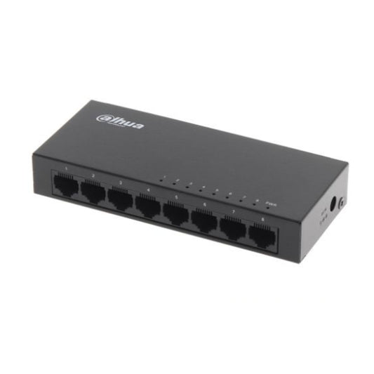 Switch Dahua 8 Puertos Gigabit Metalico DH-PFS3008-8GT-V2