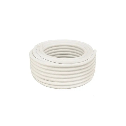 Tubo Dimax Flexible 5/8" F16mm Rollo de 20 metros color Blanco S128