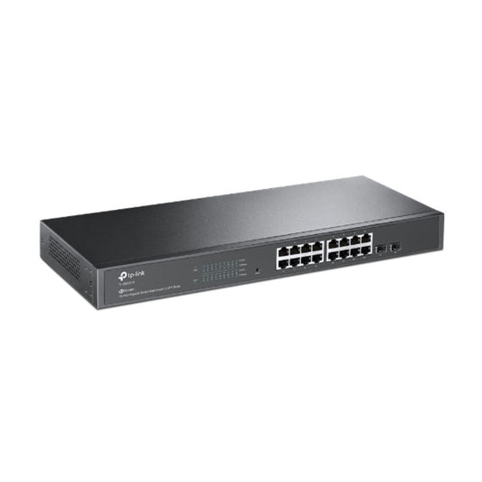 Switch TP-Link 2xSFP 16 Puertos Gigabit L2 Soporta VLAN QoS GUI Limitacion de Trafico IPS TL-SG2218