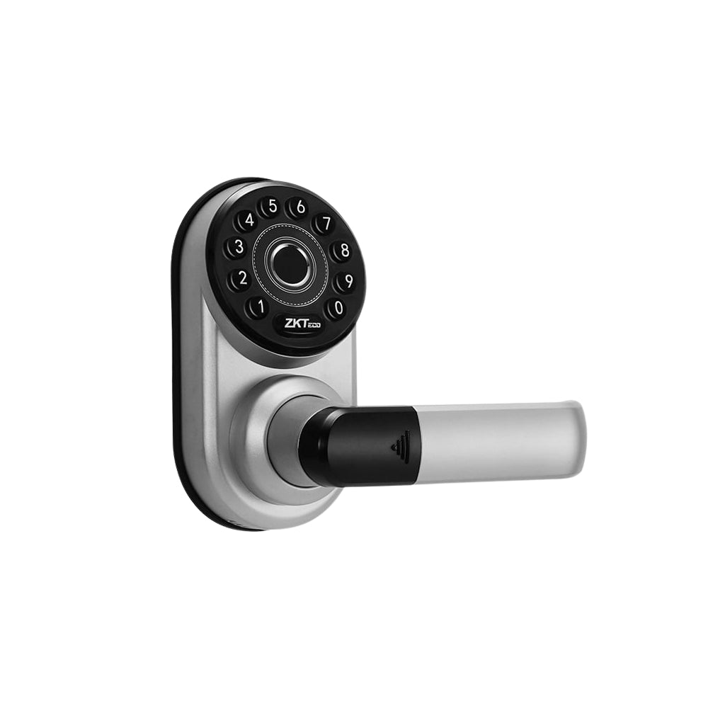 Cerradura Smart Zkteco 100xHuella 100xContraseña Comunicacion Bluetooth Compatible con Alexa y Google Asistant (Requiere modulo Getaway) ML300
