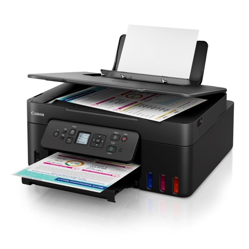 Impresora Canon Pixma G-3180 Conectividad USB e Inalambrico Tanques de Tinta Integrados Imprime Copia y Escanea Bandeja Trasera 100 Hojas 6708C004AA