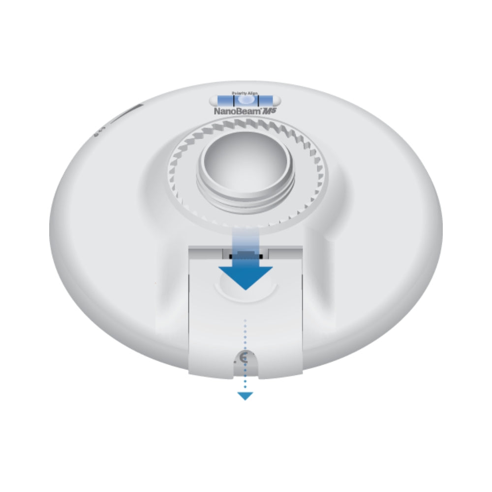 Antena Ubiquiti Nanobeam 5GHz 16dBi 26dBm 150Mbps Alcance 10+Km 1xEthernet 100Mbps Uso Interior Exterior UB-NBE-M5-16